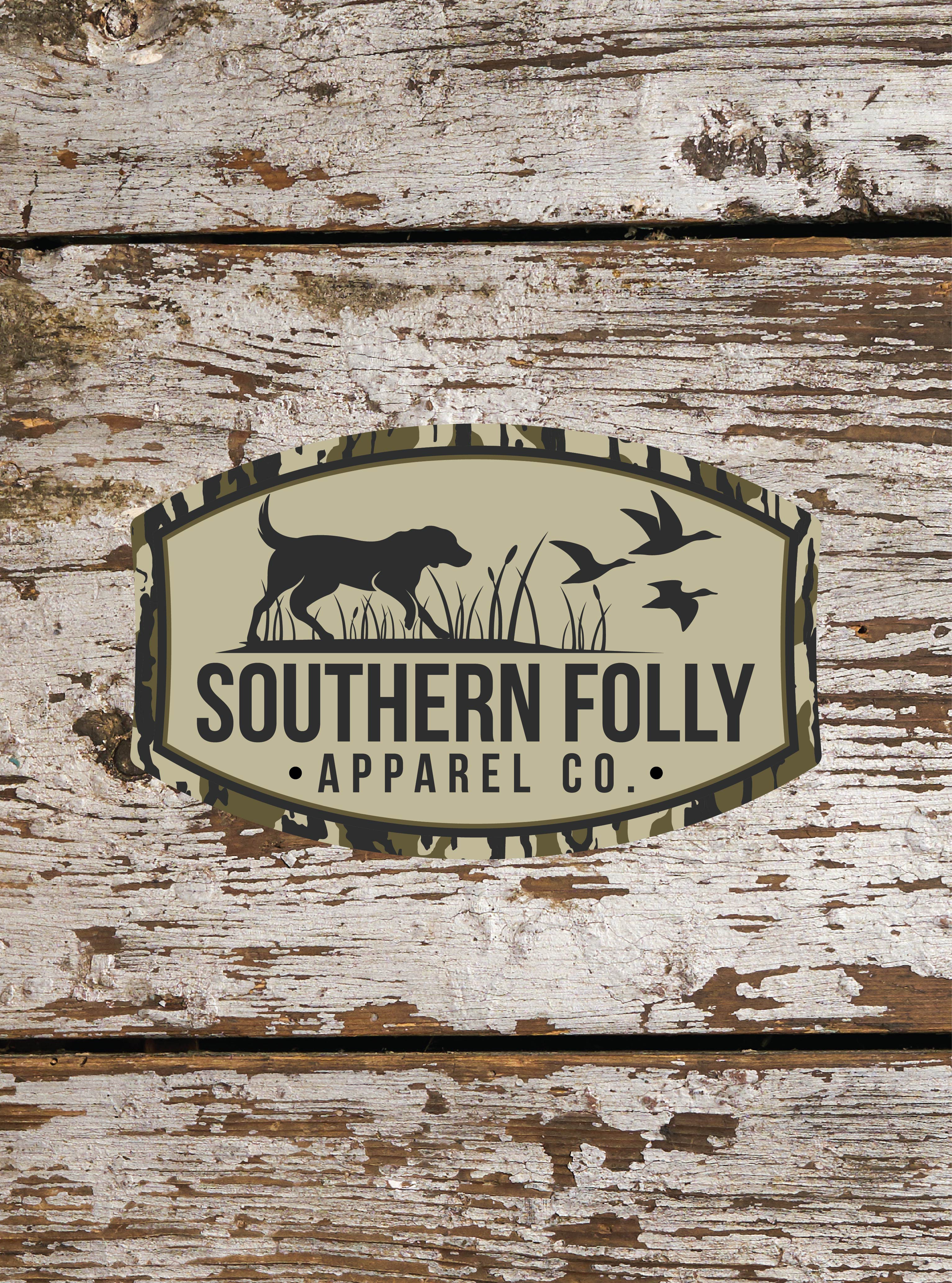 Bottomland Hunting Dog Decal