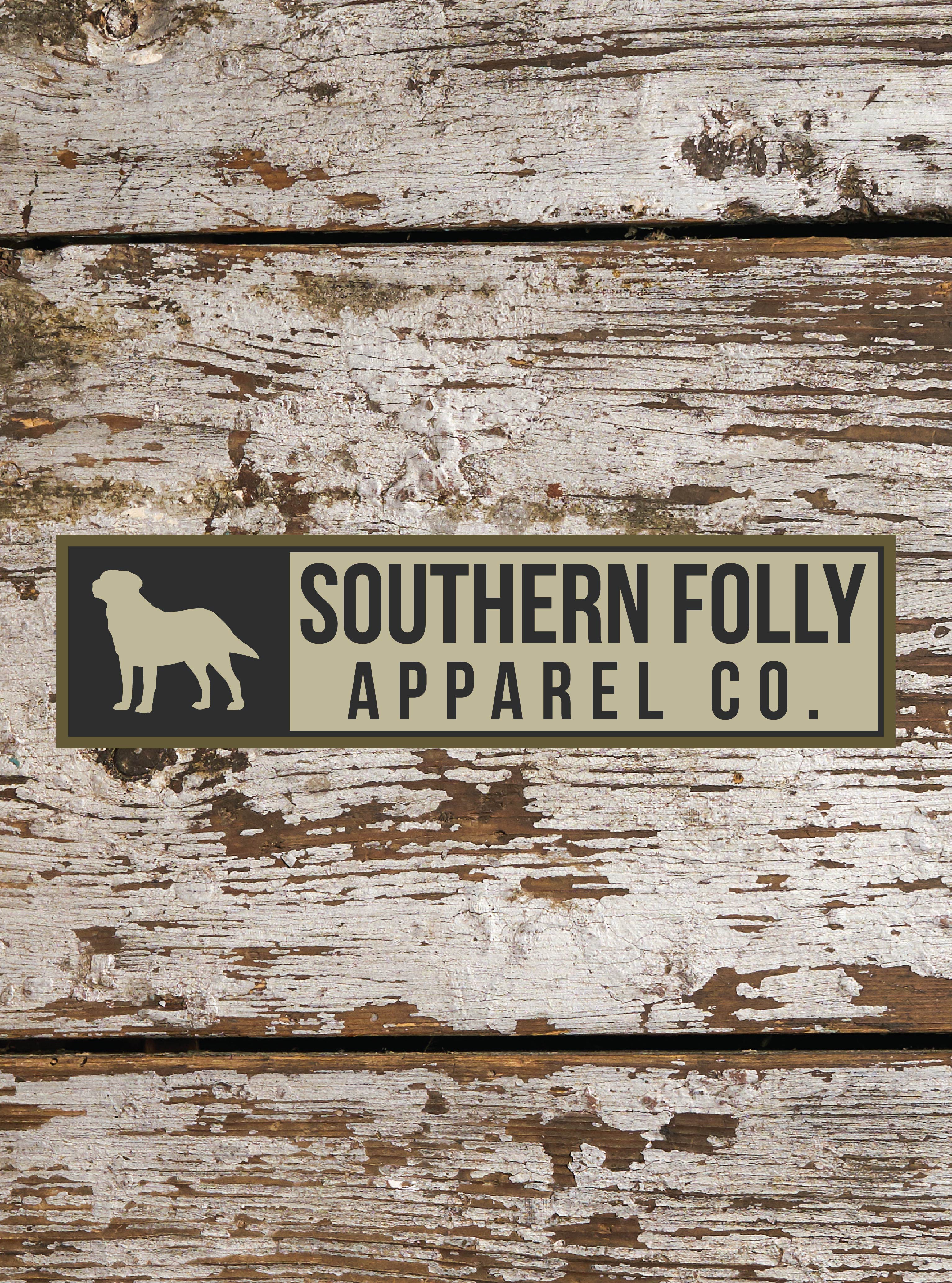 Green & Tan Rectangle Decal