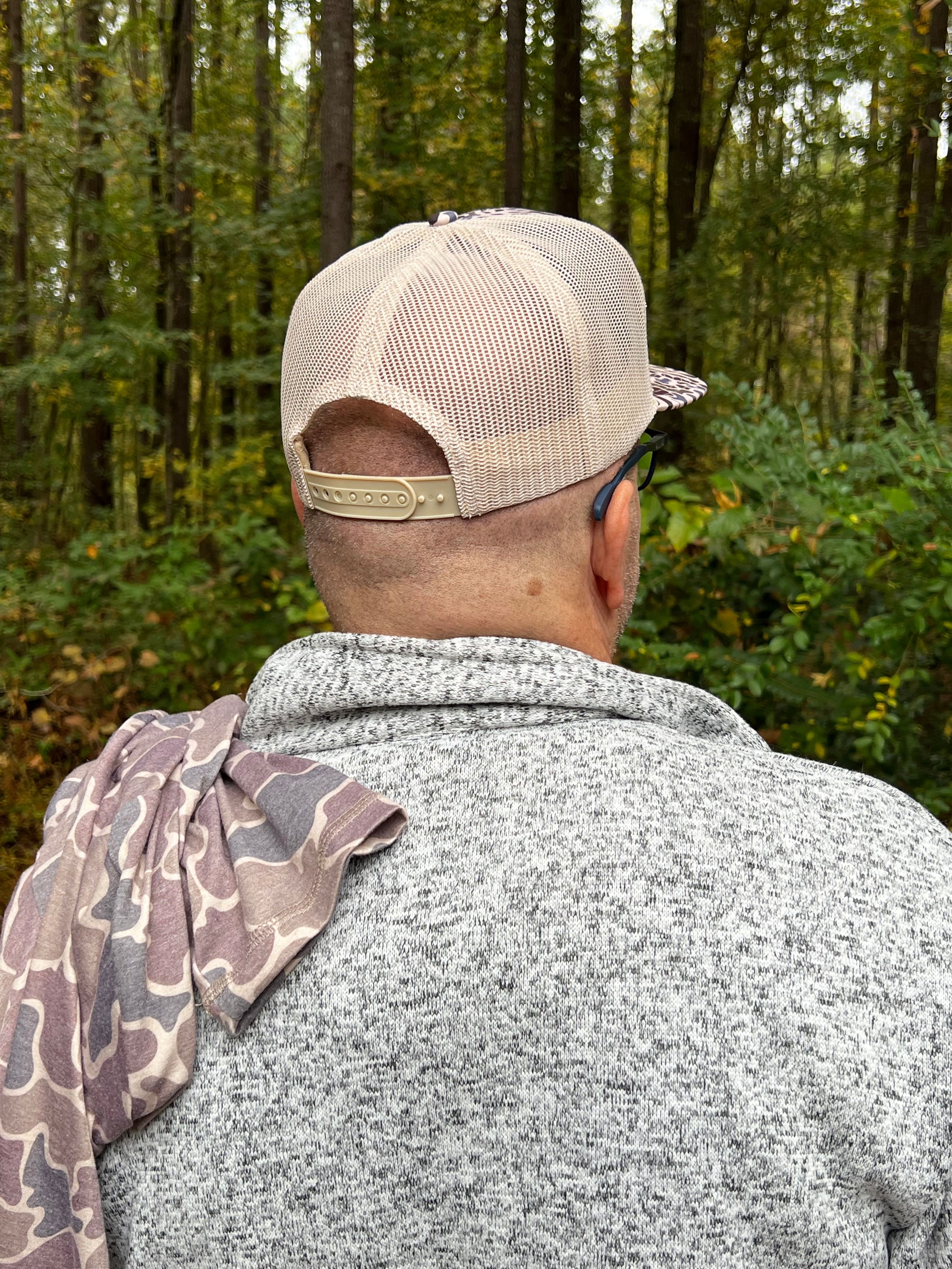 Duck Camo 7 Panel Patch Hat